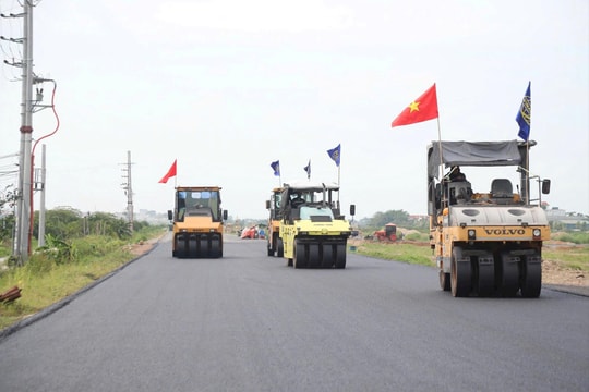 Dự án Vành đai 4 - Vùng Thủ đô: Thông xe kỹ thuật đường song hành ngay trong tháng 6-2026