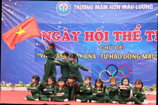Sân chơi nuôi dưỡng lòng tự hào dân tộc cho trẻ mầm non