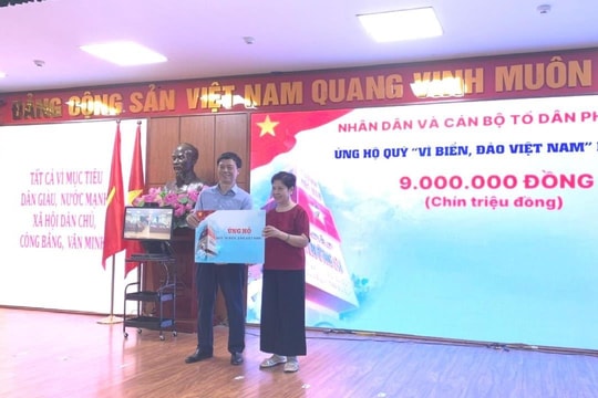 Phường Ba Đình phát động ủng hộ Quỹ Vì biển, đảo Việt Nam năm 2026