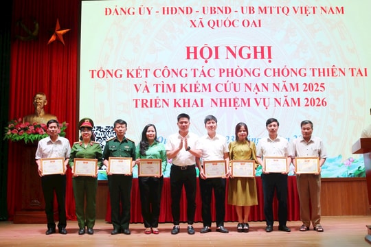 Quốc Oai chủ động “từ sớm, từ xa” trong phòng, chống thiên tai