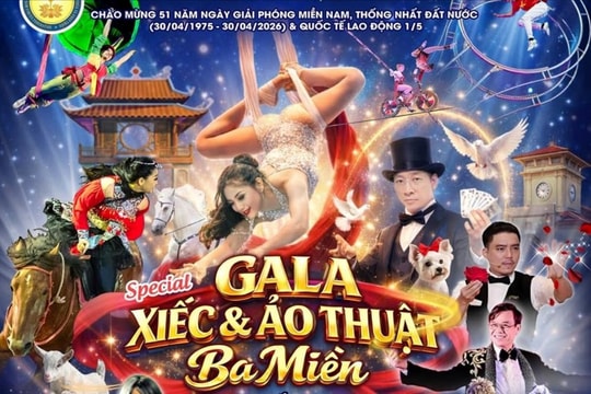 Nghệ sĩ xiếc, ảo thuật ba miền hội tụ biểu diễn dịp nghỉ lễ 30-4, 1-5