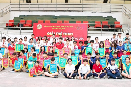 Phường Ô Chợ Dừa: Đẩy mạnh phong trào thể dục thể thao quần chúng