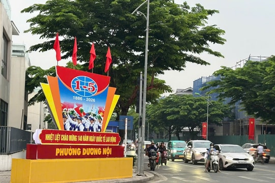 Phường Dương Nội sôi nổi hoạt động chào mừng 30-4 và 1-5