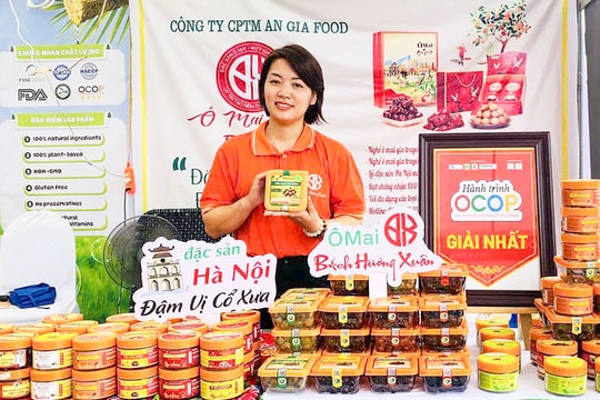 Hà Nội phấn đấu có khoảng 300 sản phẩm OCOP đạt từ 3 sao trở lên