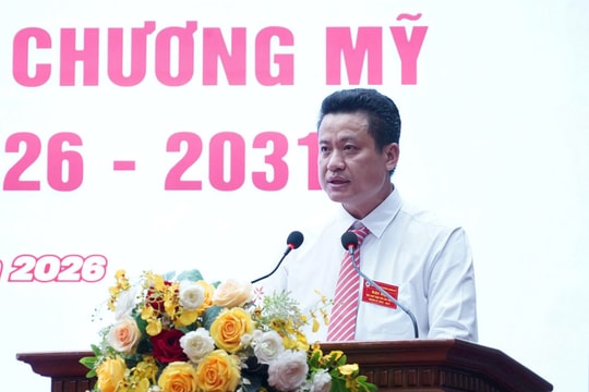 Ông Lê Văn Cường là Chủ tịch Hội Chữ thập đỏ phường Chương Mỹ