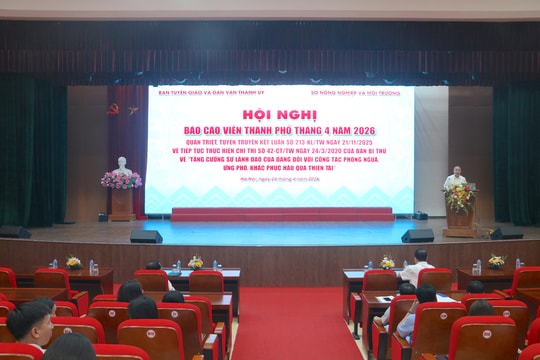 Hà Nội tích cực tuyên truyền chủ động phòng ngừa, ứng phó thiên tai