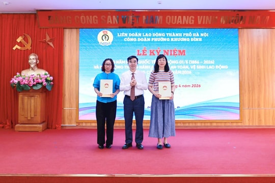 Phường Khương Đình phát động Tháng Công nhân và Tháng An toàn vệ sinh lao động năm 2026