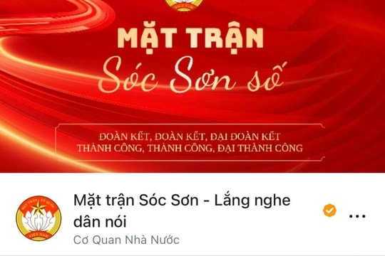 Ra mắt trang Zalo OA “Mặt trận Sóc Sơn - Lắng nghe dân nói”