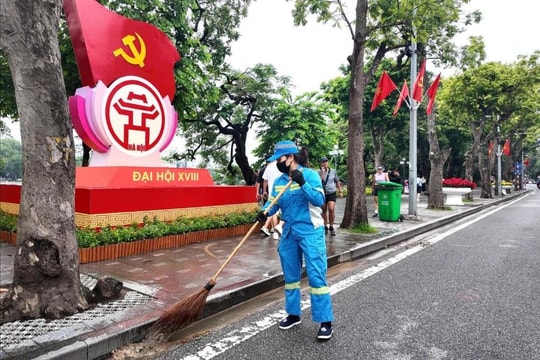 URENCO huy động 100% công nhân giữ sạch Thủ đô dịp Giỗ Tổ và dịp nghỉ lễ