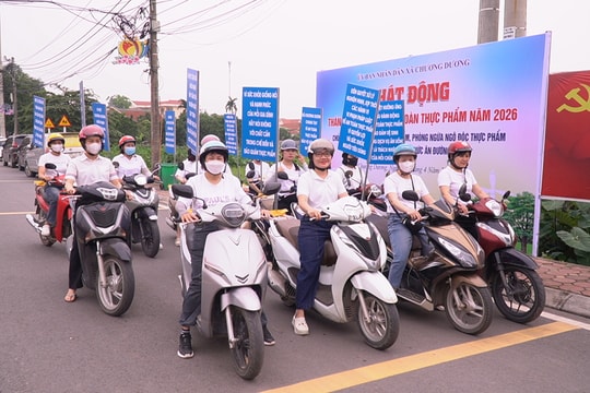 Xã Chương Dương phát động Tháng hành động vì an toàn thực phẩm năm 2026