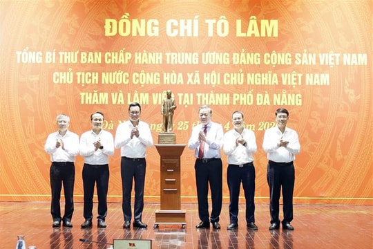Tổng Bí thư, Chủ tịch nước Tô Lâm: Xây dựng Đà Nẵng trở thành một cực tăng trưởng lớn của cả nước