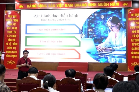 Xã Mỹ Đức tạo nền nếp làm việc trên môi trường số