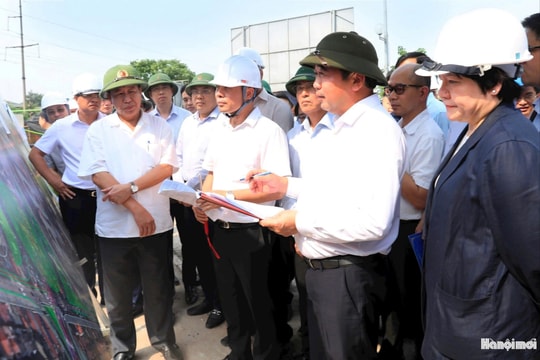 Bí thư Thành ủy Hà Nội Trần Đức Thắng yêu cầu cam kết tiến độ 3 dự án trọng điểm