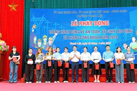 Phường Thanh Liệt phát động Tháng An toàn vệ sinh lao động và Tháng Công nhân