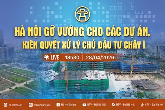 [TRỰC TIẾP] Chương trình thời sự: Hà Nội gỡ vướng cho các dự án, kiên quyết xử lý chủ đầu tư chây ỳ