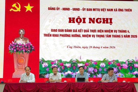 Xã Ứng Thiên quán triệt Chỉ thị 09, tăng kỷ cương phát triển toàn diện