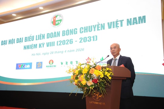 Ông Dương Mạnh Tiến làm Chủ tịch Liên đoàn Bóng chuyền Việt Nam khóa VIII