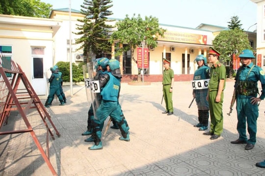 Ban Chỉ huy quân sự xã Hòa Lạc: Luyện tập phương án sẵn sàng chiến đấu