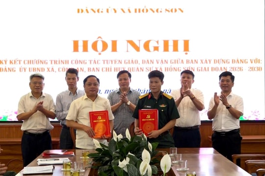 Hồng Sơn: Xác định công tác tuyên giáo, dân vận là nhiệm vụ xuyên suốt