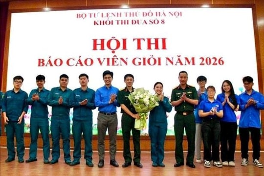 Tuổi trẻ Phú Thượng giành giải Ba tại Hội thi Báo cáo viên giỏi lực lượng vũ trang Thủ đô năm 2026