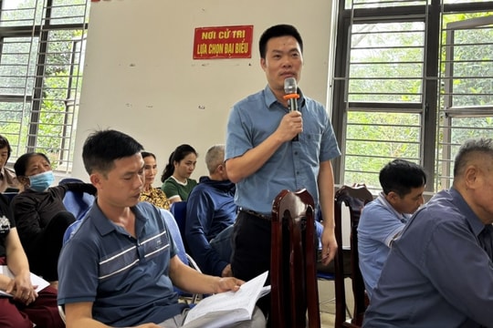 Xã Kim Anh: Triển khai công tác bồi thường, thu hồi đất dự án đường Nội Bài - Sóc Sơn - Đại Lải