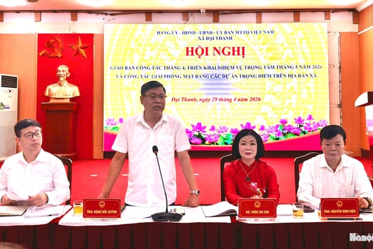 Đại Thanh đổi mới quản trị, tăng tốc giải quyết nhiệm vụ bằng chuyển đổi số