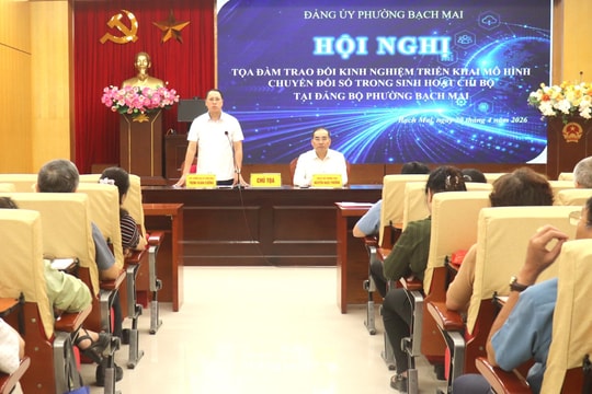 Phường Bạch Mai đẩy mạnh chuyển đổi số toàn diện, nhân rộng “chi bộ số”