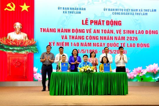 Xã Thư Lâm phát động Tháng hành động về an toàn, vệ sinh lao động 2026