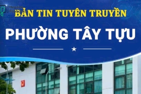 Phường Tây Tựu đổi mới tuyên truyền gắn với Nghị quyết 57-NQ/TW
