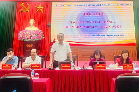 Phường Phú Diễn: Nhiều chỉ số vượt mốc 50%, tạo đà bứt phá quý II/2026