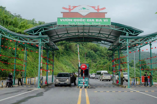 Giữ bình yên cho du khách đến Ba Vì dịp nghỉ lễ