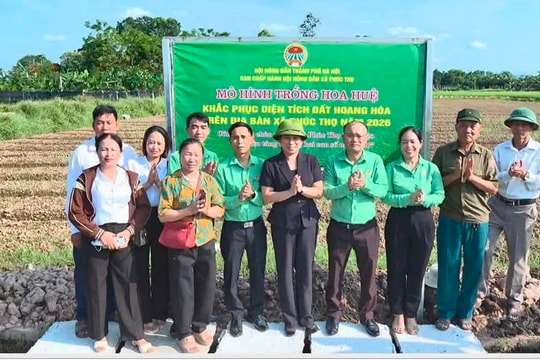 Hội Nông dân xã Phúc Thọ gắn tri ân với phát triển kinh tế