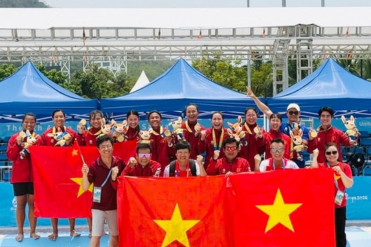 Vượt chỉ tiêu ngoạn mục, thể thao Việt Nam giữ Top 4 châu Á tại Đại hội bãi biển 2026