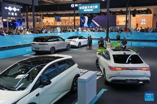 Xe điện Trung Quốc bước vào cuộc đua AI trong khoang lái