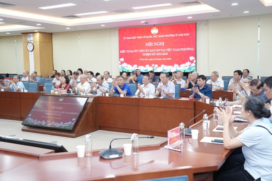 MTTQ phường Ô Chợ Dừa phát huy vai trò trong thực hiện nhiệm vụ chính trị ở cơ sở
