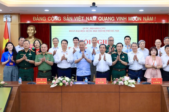 Tổng Bí thư, Chủ tịch nước Tô Lâm tiếp xúc cử tri Hà Nội