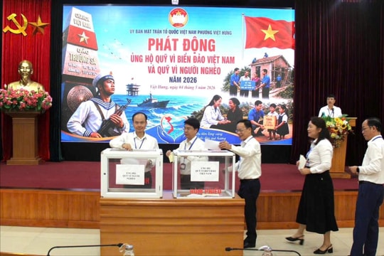 Phường Việt Hưng phát động ủng hộ Quỹ “Vì biển, đảo Việt Nam” và “Vì người nghèo” năm 2026