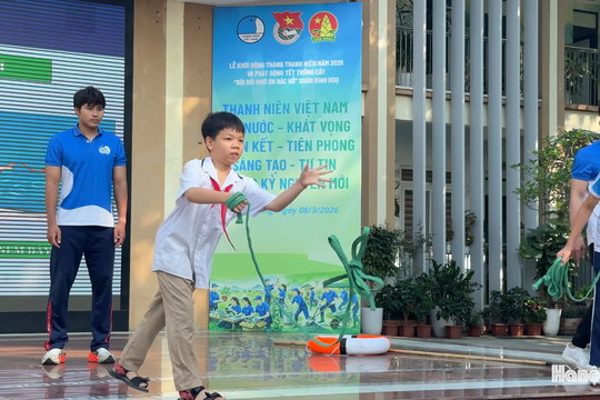 Phường Vĩnh Hưng tăng cường tuyên truyền phòng, chống đuối nước trước mùa hè cho học sinh