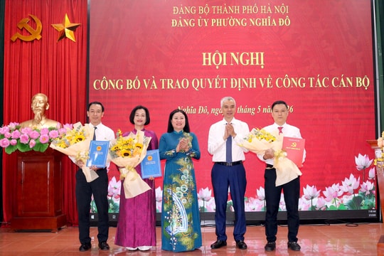 Kiện toàn đội ngũ cán bộ, đáp ứng yêu cầu phát triển tại phường Nghĩa Đô