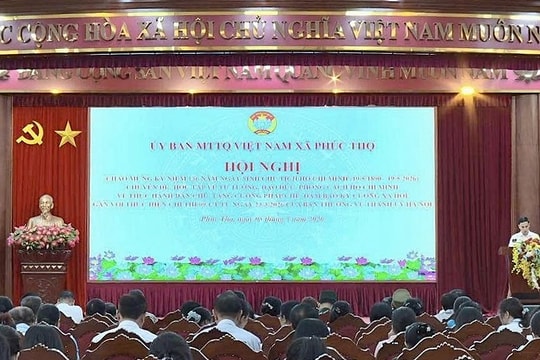 Xã Phúc Thọ phát động thi đua chào mừng 136 năm Ngày sinh Chủ tịch Hồ Chí Minh