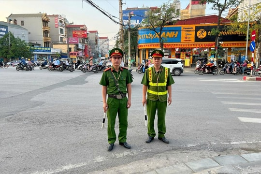 Công an xã Hoài Đức: Không để “điểm nóng” phát sinh trong dịp nghỉ lễ