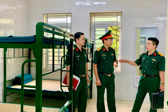 Ban Chỉ huy Phòng thủ khu vực 3 - Hồng Hà: Q uán triệt, triển khai kế hoạch kiểm tra, rà soát thực hiện các chế độ và hoạt động