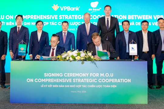 VPBank và De Heus ký kết thỏa thuận hợp tác toàn diện, đồng hành phát triển hệ sinh thái nông nghiệp bền vững