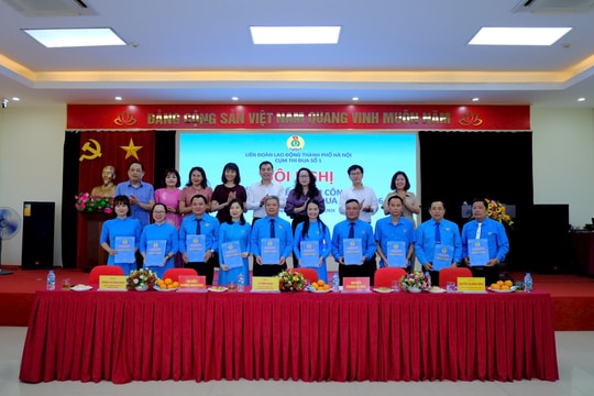 Công đoàn 10 phường thuộc Cụm thi đua số 01 triển khai giao ước thi đua năm 2026