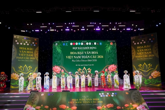 Tôn vinh vẻ đẹp di sản văn hóa tại cuộc thi “Hoa hậu Văn hóa Việt Nam Toàn cầu 2026”