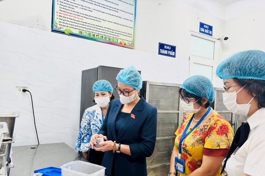 Giám sát công tác quản lý thu, chi và bếp ăn trường học tại phường Vĩnh Tuy