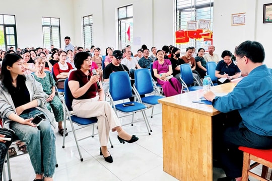 Xã Nam Phù công bố thu hồi đất phục vụ dự án đường Vành đai 3.5