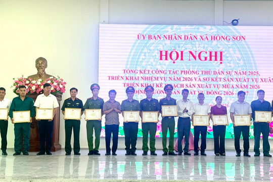 Hồng Sơn chủ động phòng, chống thiên tai, bảo vệ an toàn cho nhân dân