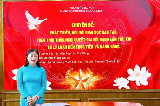 Phường Thanh Liệt: Sôi nổi sơ khảo Hội thi Báo cáo viên, tuyên truyền viên giỏi năm 2026