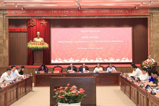 Hà Nội triển khai thi hành Luật Thủ đô năm 2026